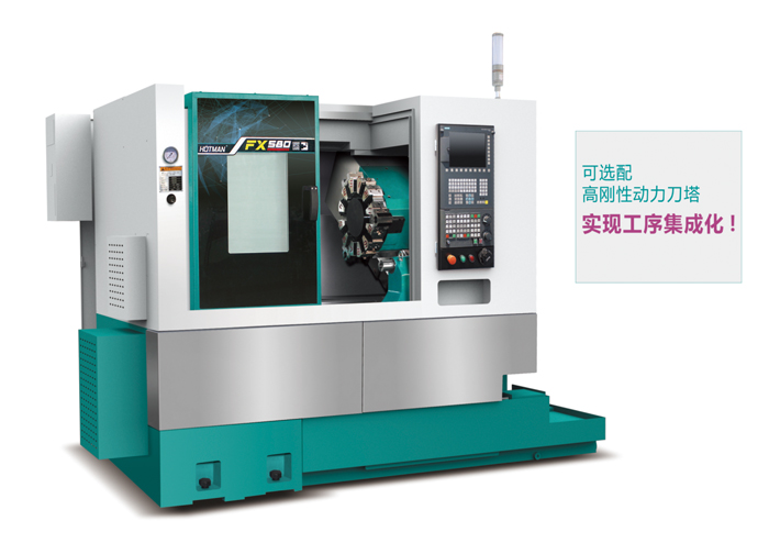 FX-380精密數(shù)控車床主軸標(biāo)配使用空氣冷卻，使用日本同軸磁性編碼，以降低編碼器誤差